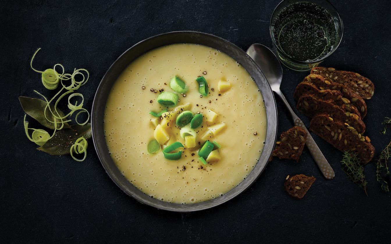 Kartoffel-porre suppe