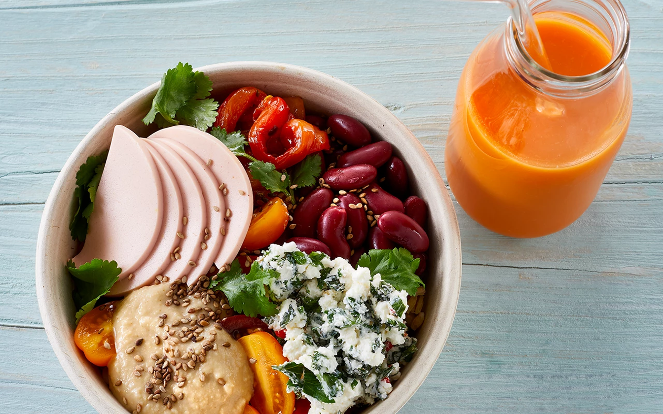 Nem vegetarisk salat til ”To Go”