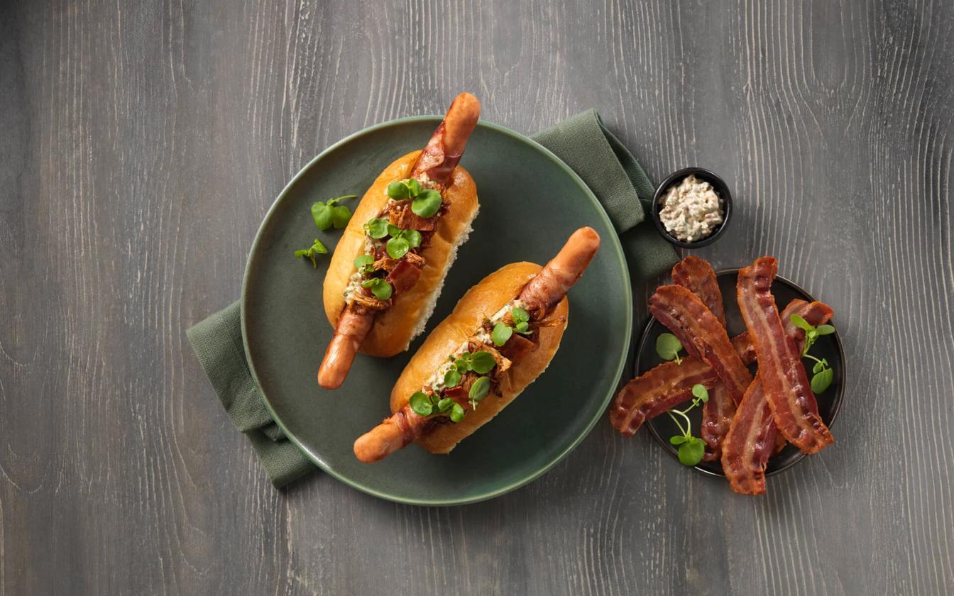 Bacon hotdoggen