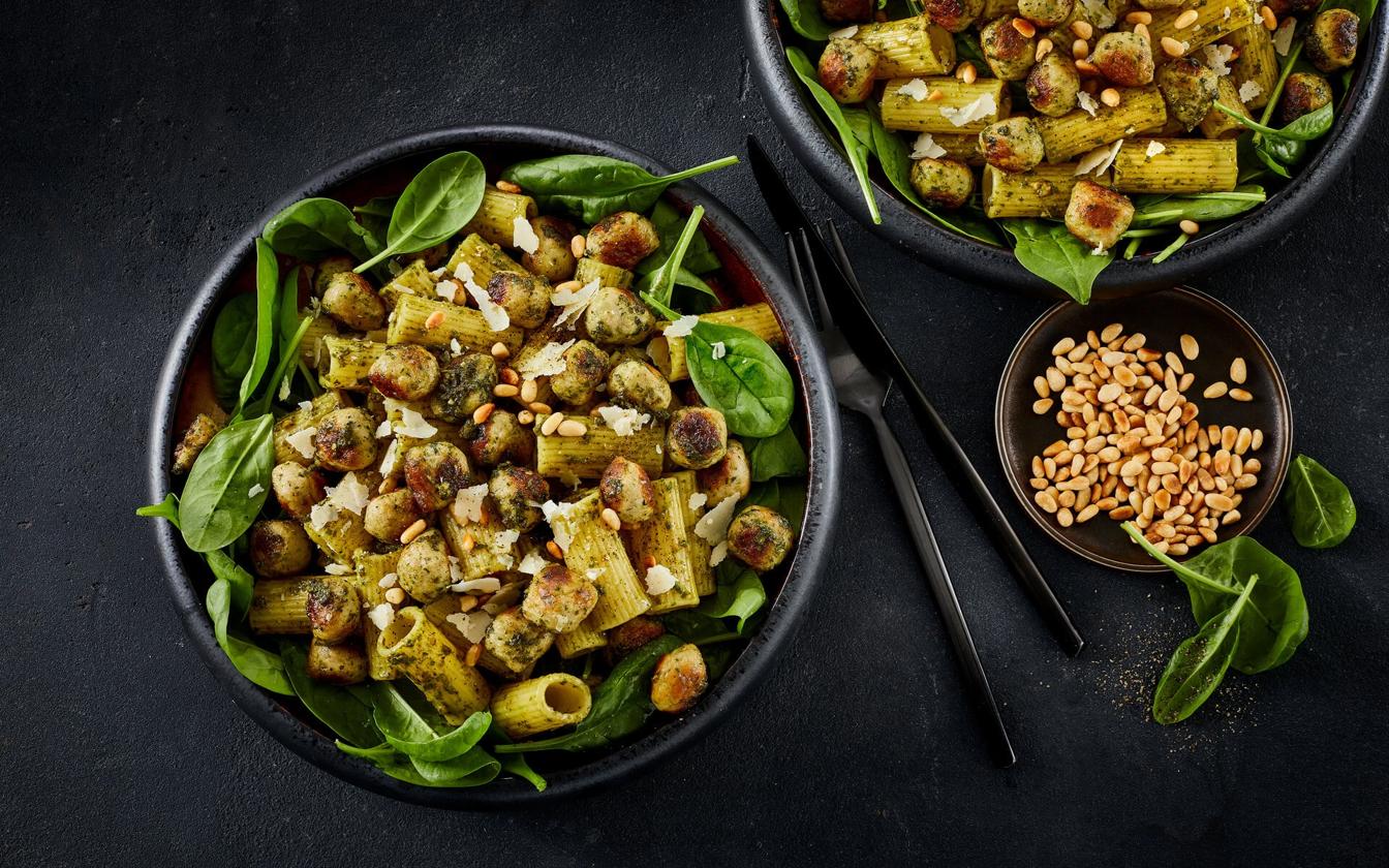 Pasta med pesto