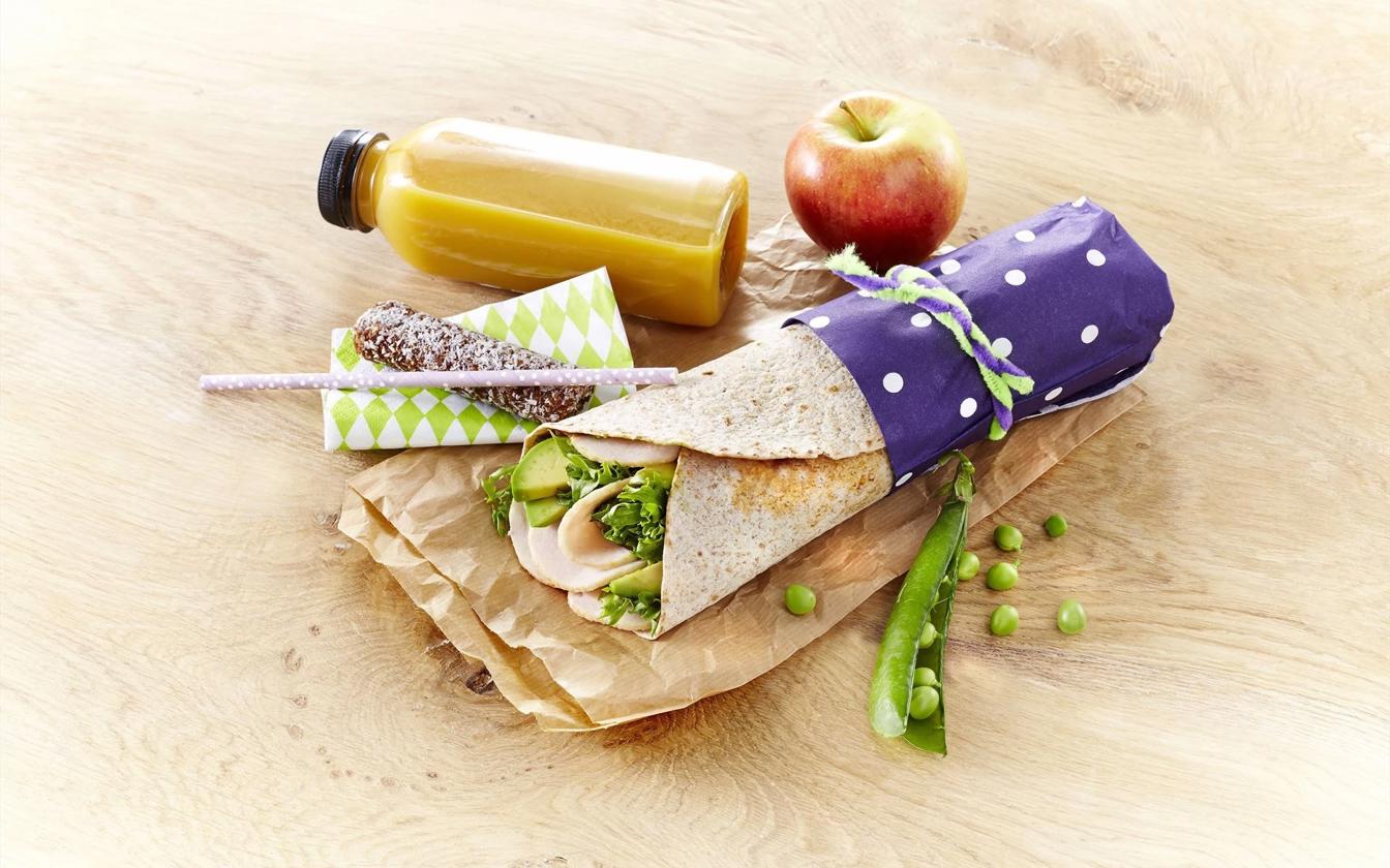 Wraps med kylling og avocado